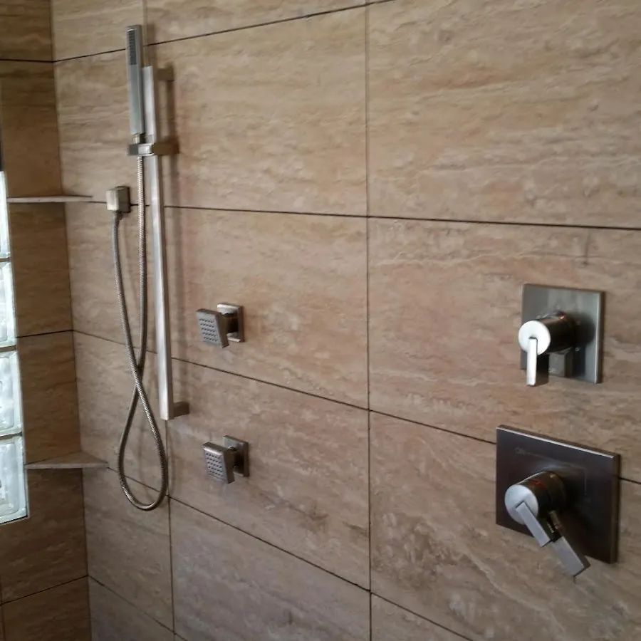 Shower fixture installation for Water Heater Replacement in Greensboro